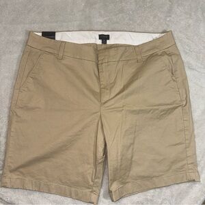 Women’s J.Crew Khaki Shorts Size 16 New With Tags